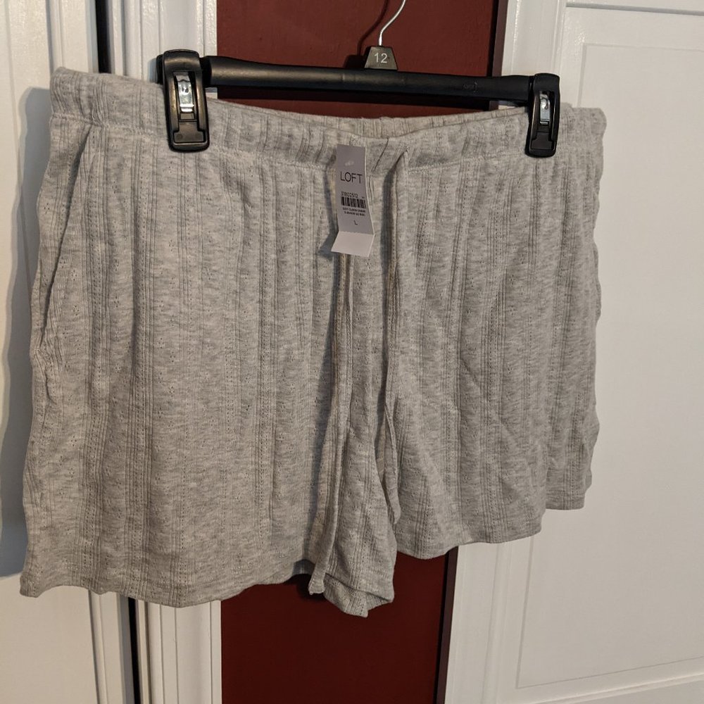 Loft Pointelle PJ Shorts